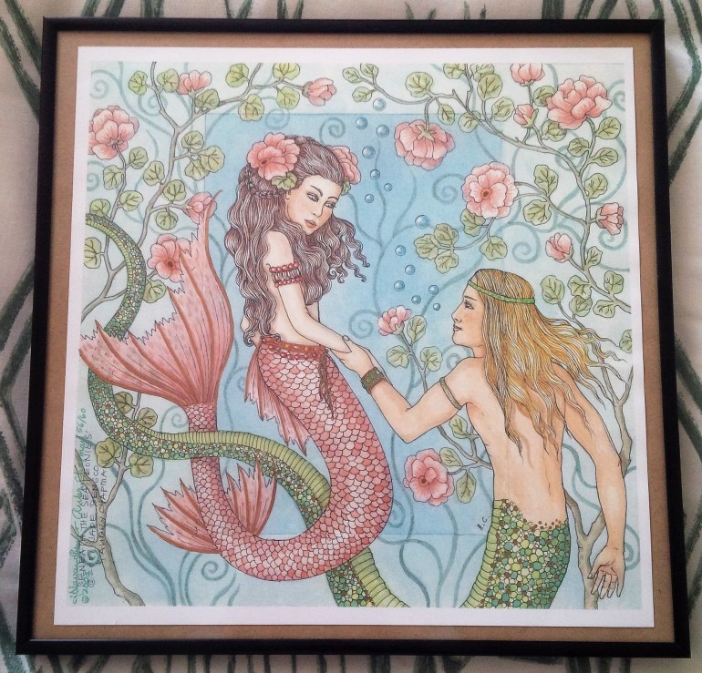 Mermaid Merman - Beneath the Sea Peonies - Jade Navarro Bengco & Aubry Chapman